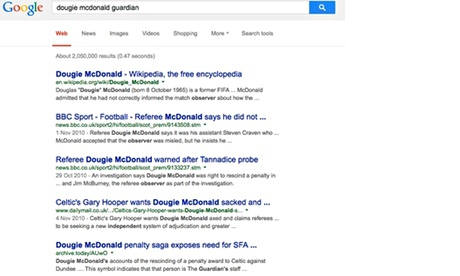 Screen shot of Google UK