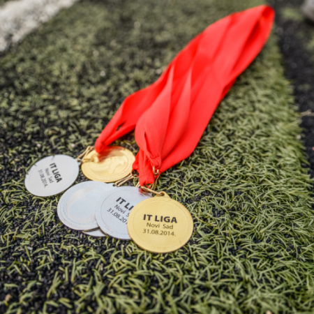 Medals for the winning team 