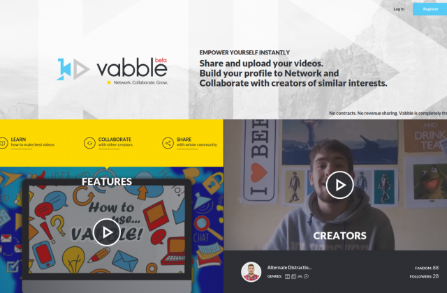 Introducing Vabble, a social network for video creators