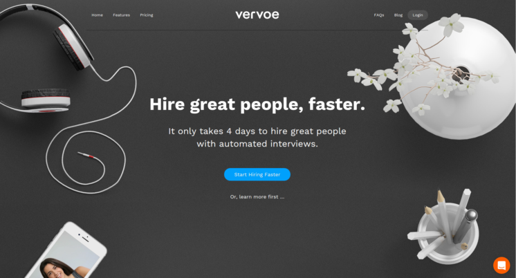 Vervoe - inbound hiring and recruiting software