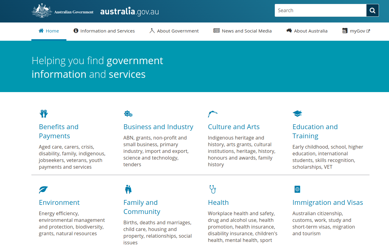 australian goverment