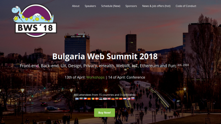 Bulgaria Web Summit design con in Bulgaria