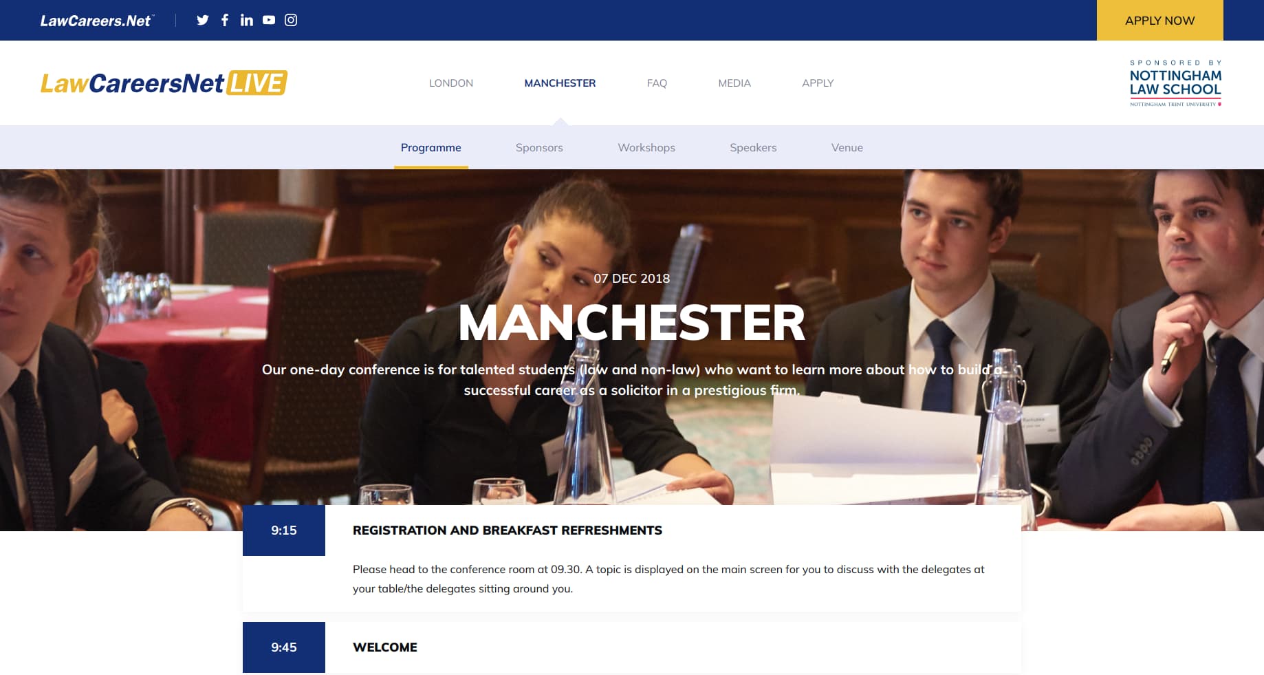 LawCareers Event Website