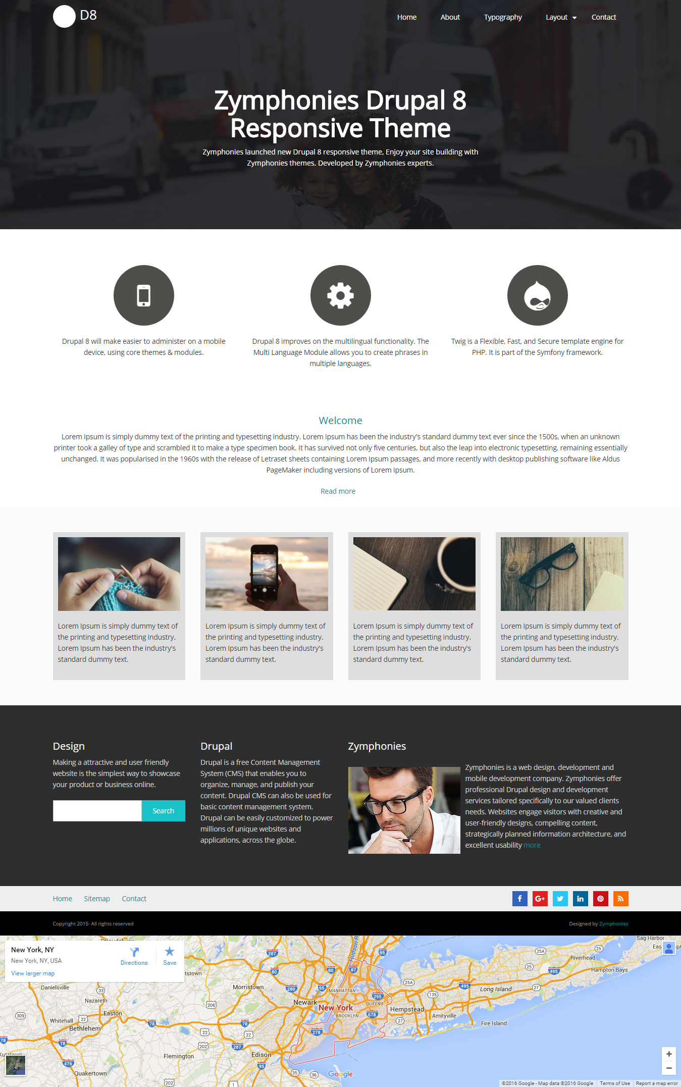 Drupal 8 theme 