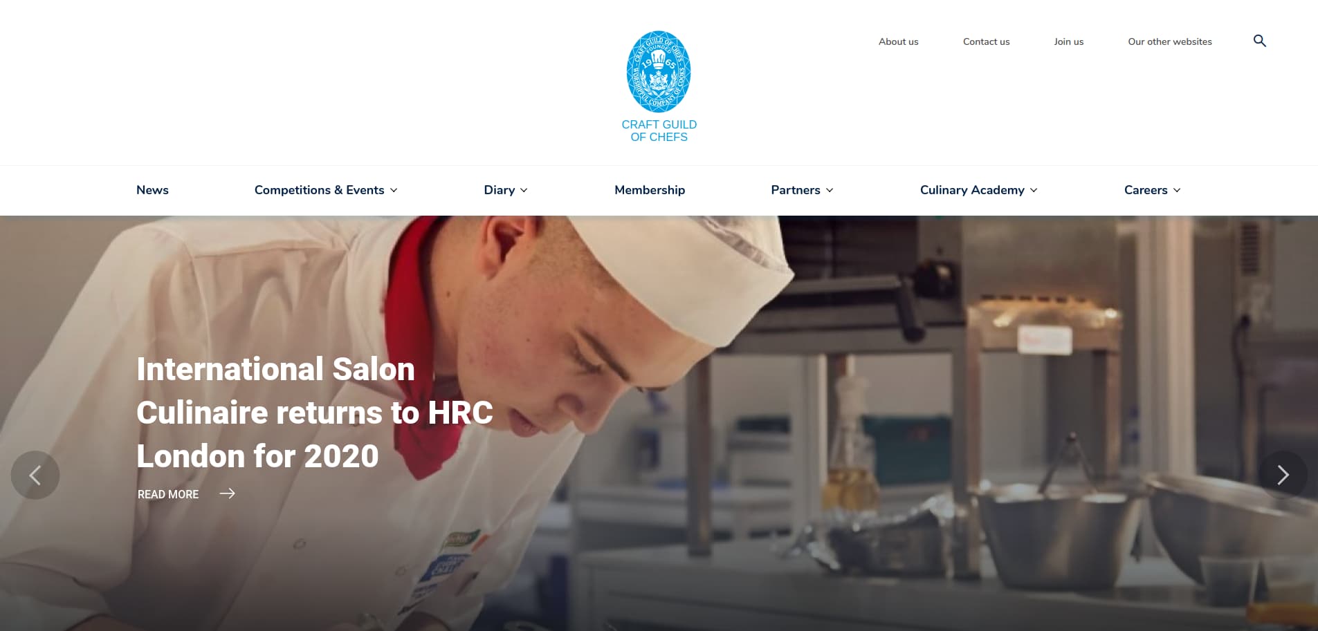 Craft guild of chefs website
