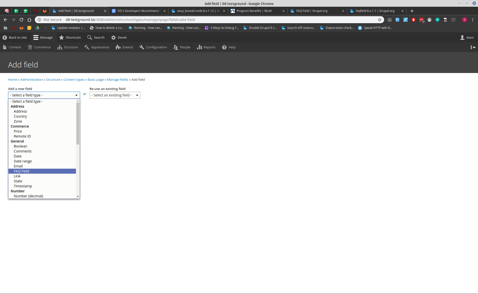 Drupal FAQ module
