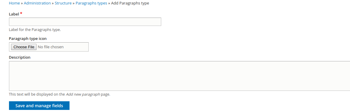 Paragraphs Drupal module 