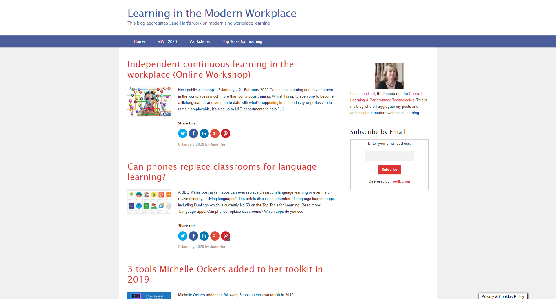 Learning in the Modern Workplace