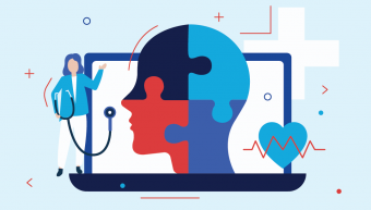 eLearning for Mental Health illustration