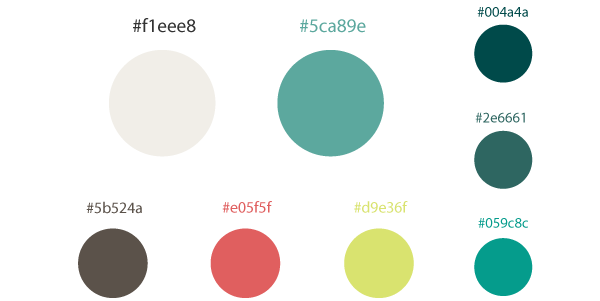 OrganicNet colours