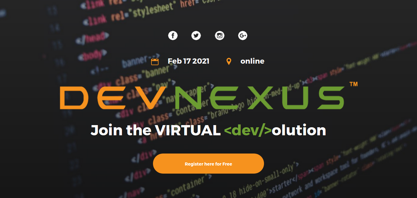 DevNexus online conference 2021