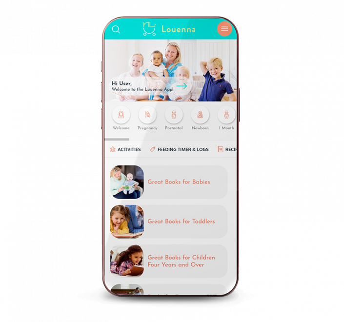 final product louenna parenting app