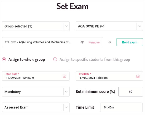 automated exams