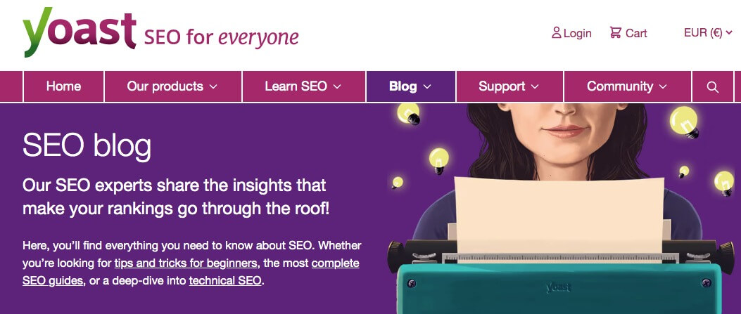 Yoast SEO blog