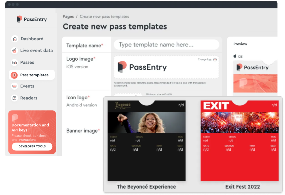 PassEntry - Custom design of NFC pass templates